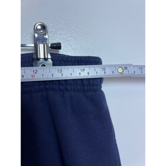 Kut from the Kloth KUT/SO Navy Blue Cozy Fleece Boyfriend Fit Sweatpants L Loung - Picture 2 of 9